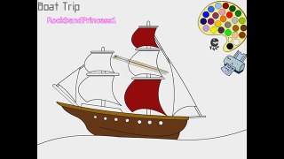 Pirate Ship Coloring Pages For Kids - Pirate Ship Coloring Pages