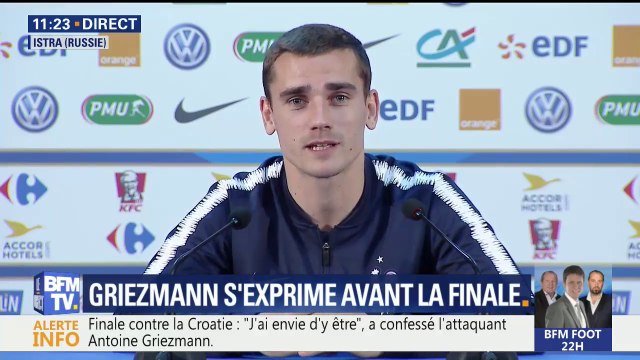 Griezmann: on le dit très peu, il faut être fier d'être Français