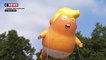 Londres : un ballon à l'effigie de Donald Trump pendant sa visite
