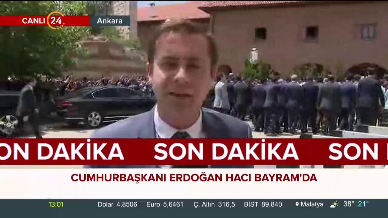Erdoğan Hacı Bayram'da