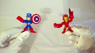 Marvel Superhero Squad Avengers Captain America Color Swapper Toys for Kids Children & Toddlers