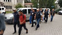 Samsun'da DEAŞ'tan gözaltına alınan 7 Iraklı adliyeye sevk edildi