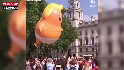 Donald Trump : Un "bébé Trump" géant à Londres pour protester contre sa venue (vidéo)