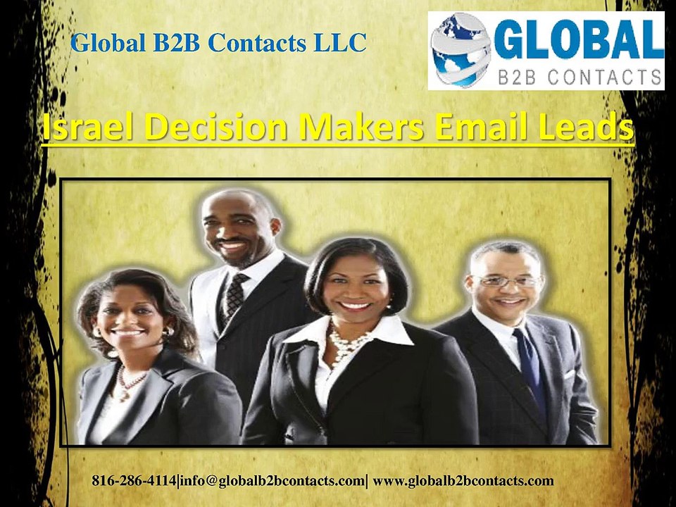 Israel Decision Makers Email Leads