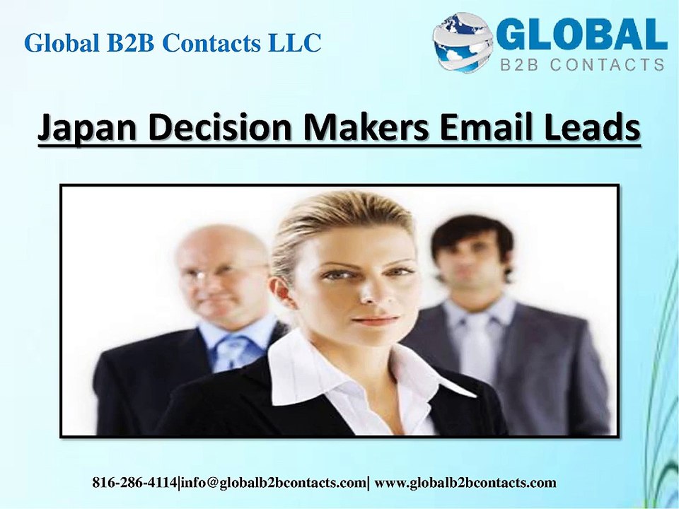 Japan Decision Makers Email Leads