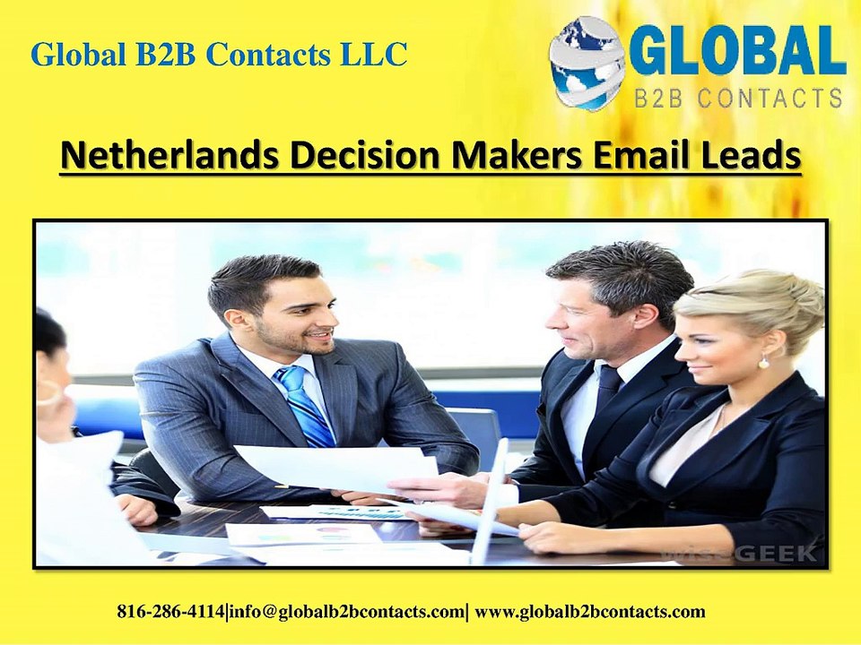 Netherlands Decision Makers Email Leads