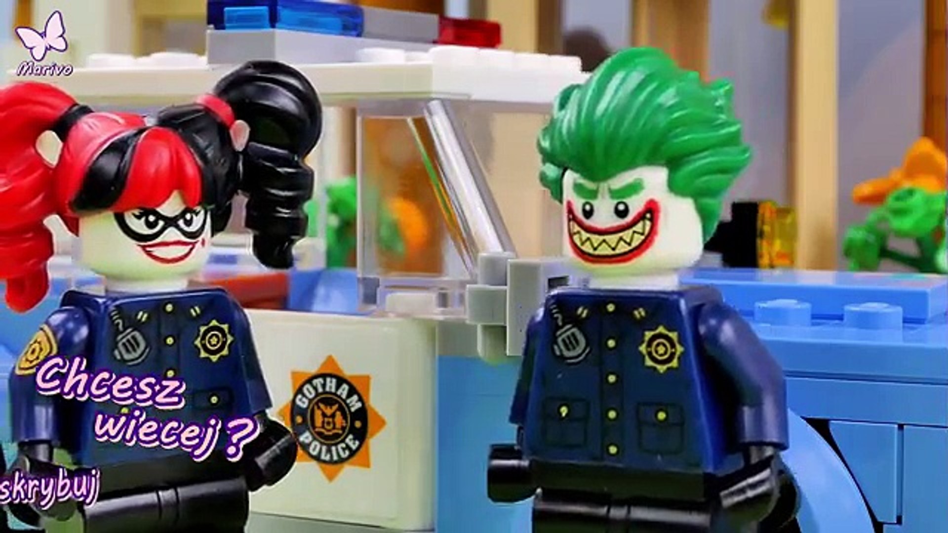 Pościg za Jokerem i Harley Quinn w Azyl Arkham - Bajka po polsku z klockami  Lego Friends odc.55 – Видео Dailymotion