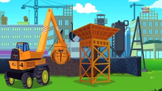 Dump truck | car wash | educational video for kids