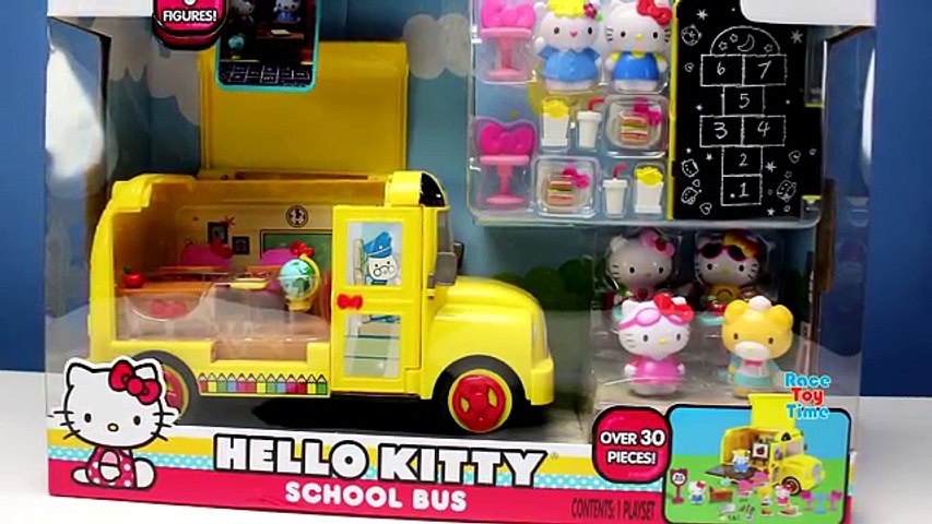 hello kitty school bus toy