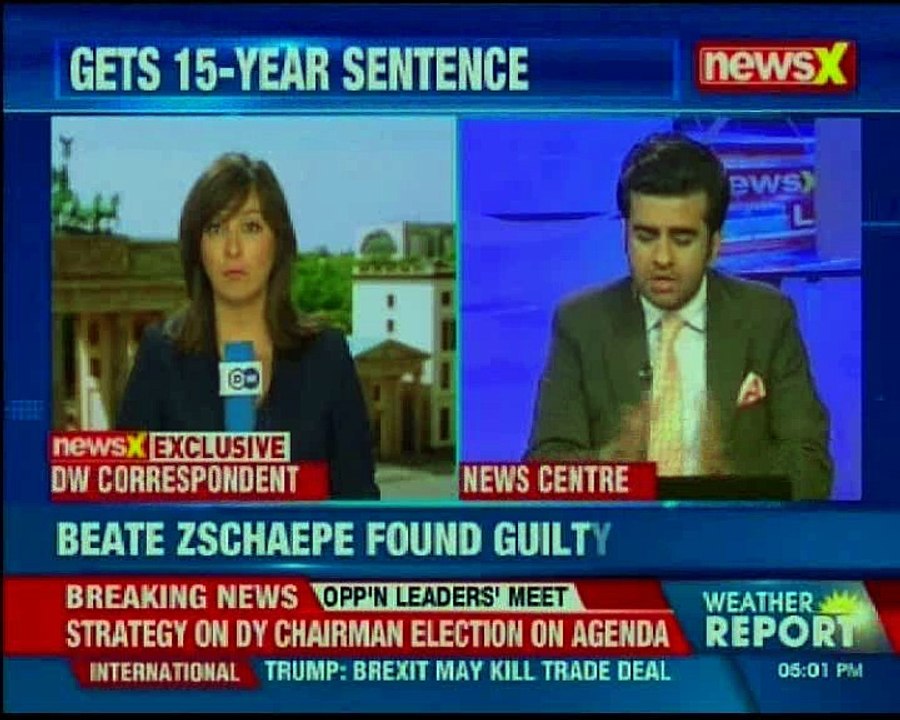 Beate Zschäpe, member of the Neo-Nazi terrorist group sentenced to life in prison