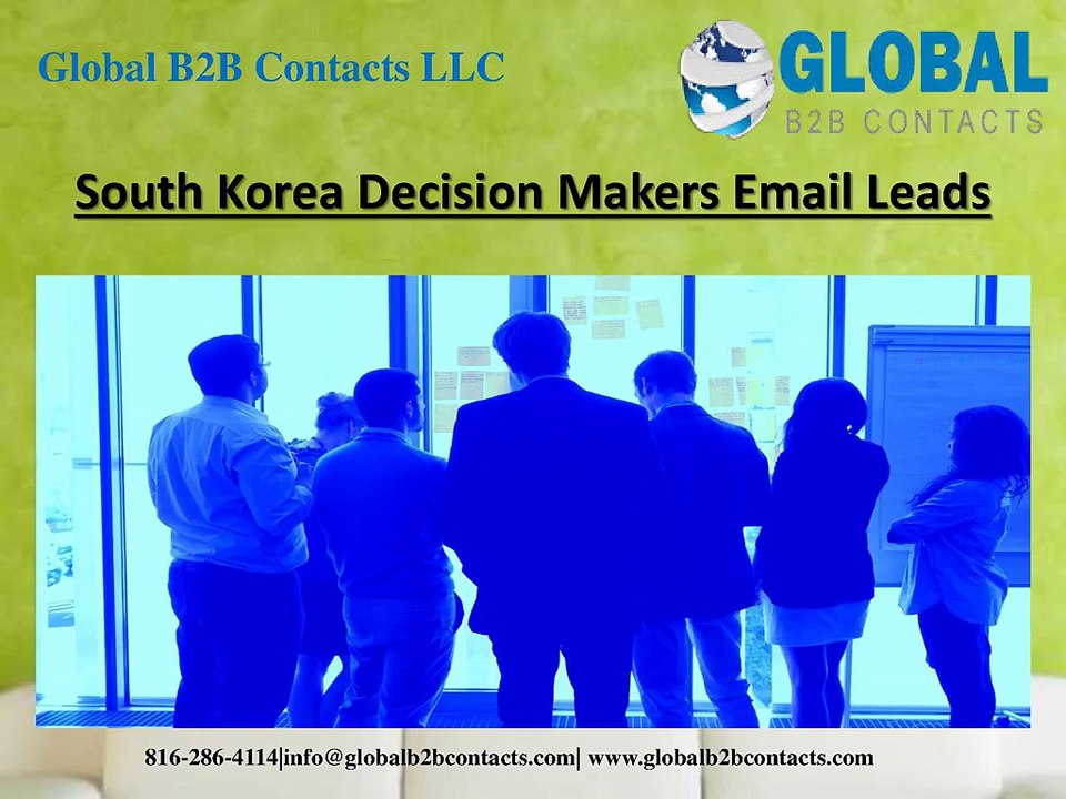 South Korea Decision Makers Email Leads