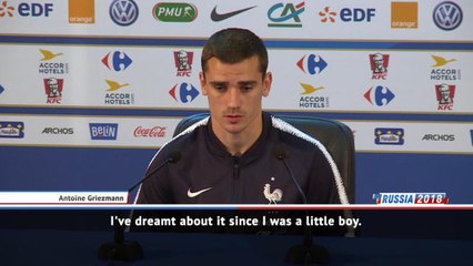 Griezmann wants to complete 'childhood dream' by winning World Cup