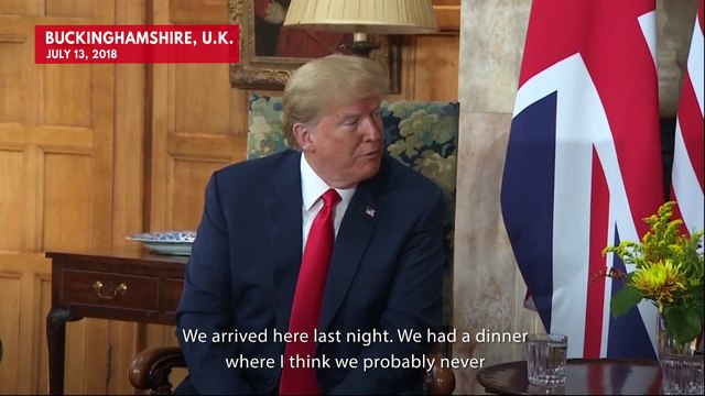 Donald Trump Reiterates Relationship Between The U.S. And U.K. Remains Strong