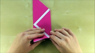 Origami Briefumschlag falten Einfachen DIY Brief basteln mit Papier Basteln Ideen