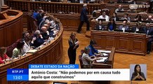 Os avisos de António Costa aos parceiros da maioria no debate do Estado da Nação