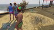 GTA 5 Online Beach Bum Pack Funny Moments - Broken Bottle Weapon, Camper Van, Speeder Boat