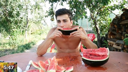 AM MÂNCAT un PEPENE în 10 MINUTE ? (am rămas fără aer) CHALLENGE EXTREM