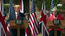 Trump-May ortak basın toplantısı - LONDRA