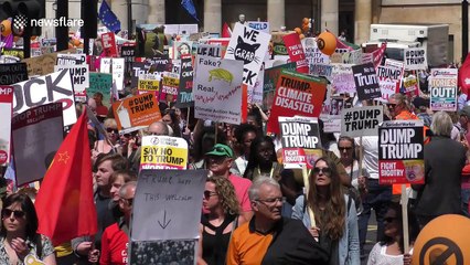 US girl in London gave this remarkably measured response to Trump's UK visit