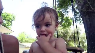 BABYS FIRST WATER SLIDE! | GOPRO