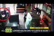 Cercado de Lima: ladrones asaltan chifa y despojan de sus pertenencias a comensales