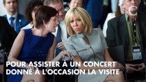 PHOTOS. Brigitte Macron prend la pose complice avec les chanteurs du sommet de l'OTAN