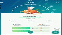 Pokémon Go Magikarp evolves into Gyarados (400 Candy)