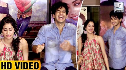 Janhvi Kapoor's CUTE Moments While Promoting Dhadak With Ishaan Khatter