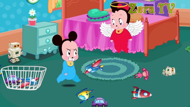 Mickey Mouse & Minnie Mouse Learn Colors Funny Story!! One Two Three Four Five Cartoon for Kids