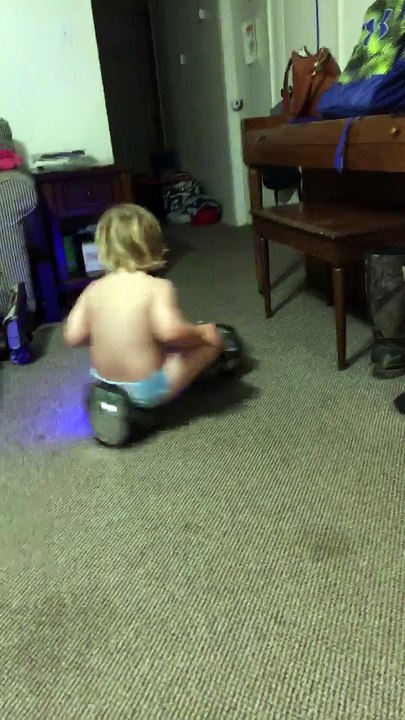Spinning Hover Board Fail