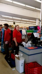 Intense Argument Between Cashier and Customer