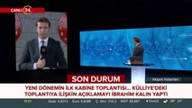 Yeni dönemin ilk kabine toplantısı