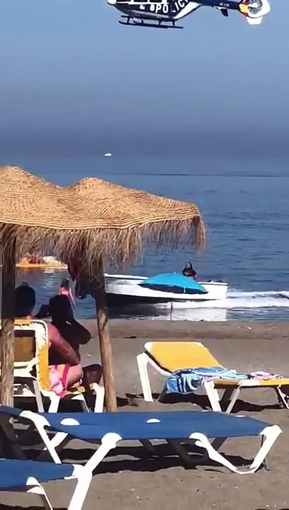 Un Go Fast tente d'échapper a un hélicoptère de la police.