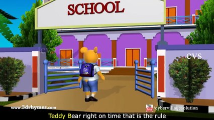 Teddy Bear Song -3D Animation Teddy Bear Nursery Rhyme for Children