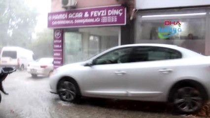 Tekirdağ'da Şiddetli Yağmur Etkili Oldu