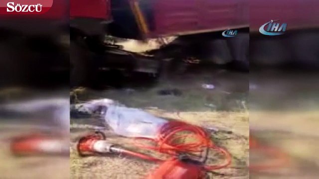 Akıllara durgunluk veren kaza!