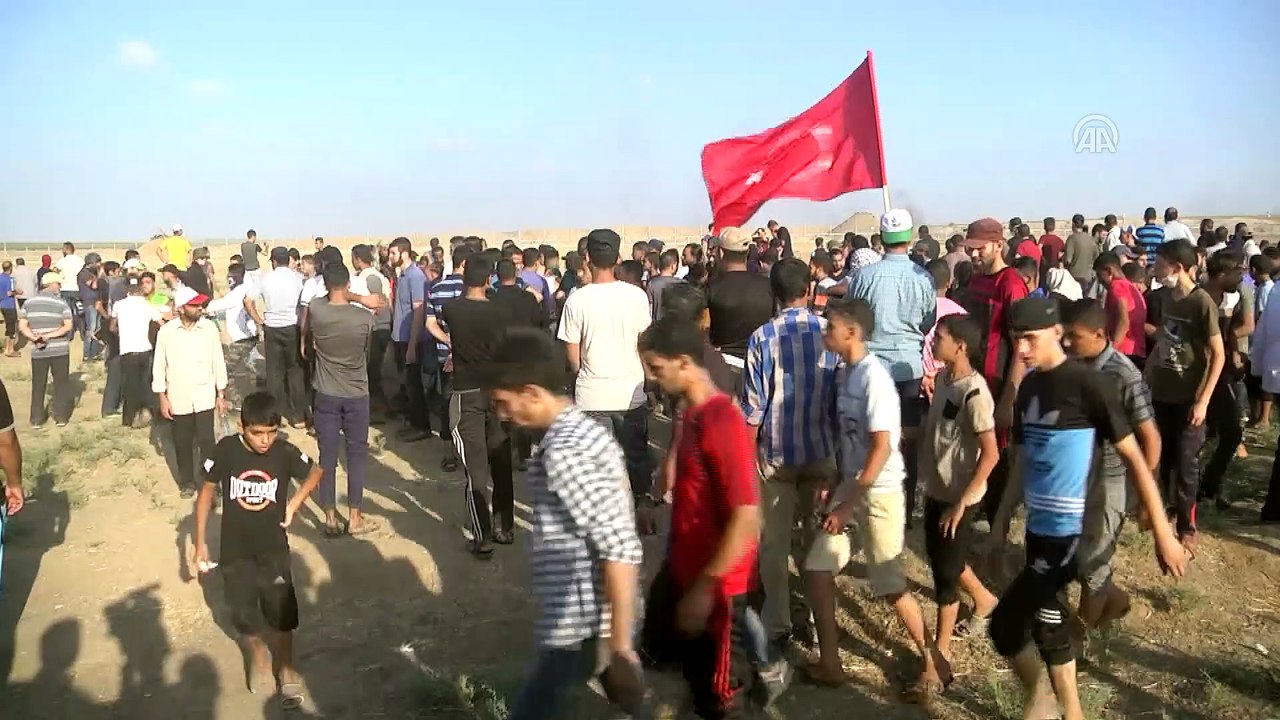 İsrail askerleri Gazze sınırında 68 Filistinliyi yaraladı - GAZZE