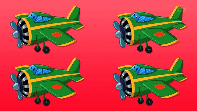 Airplanes Numbers | Learn numbers from 1 to 10 | Counting Songs For Children | Numbers by Kids Tv