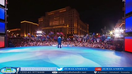 VLADAMIR PUTIN OO KU GUULEYSTAY DOORASHADII MADAXTINIMO  EE RUUSHKA