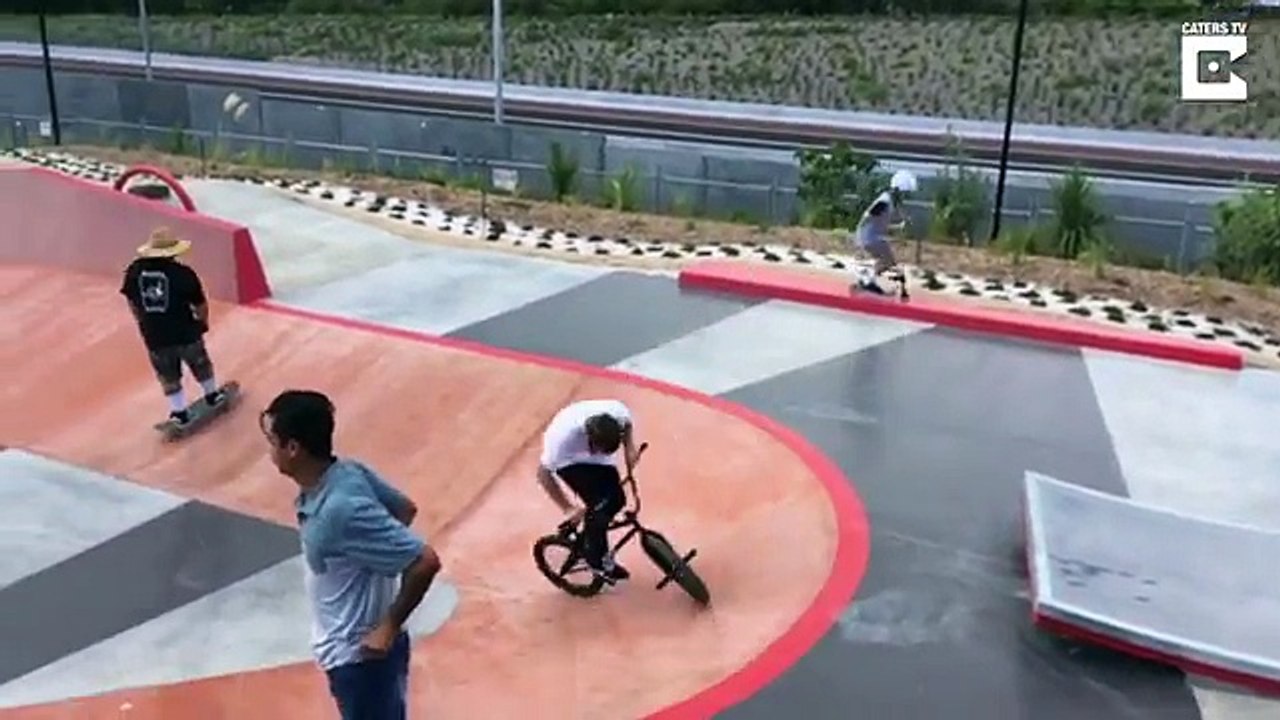 Dad Assaults BMX Rider After Colliding With Son