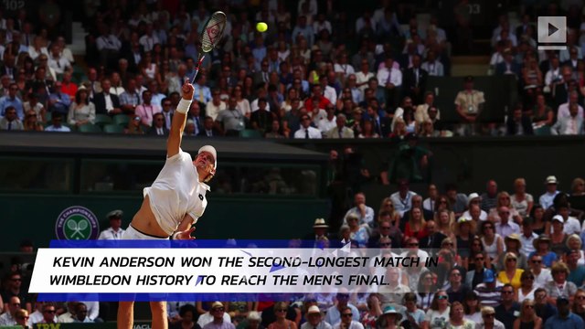 Kevin Anderson Outlasts John Isner in Record-Breaking Wimbledon Match