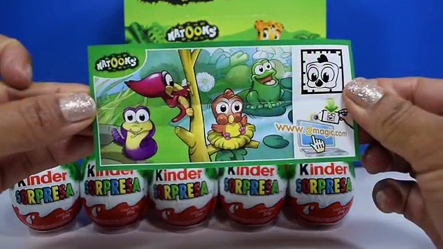 Huevos Kinder Sorpresa de Natoons. Kinder Surprise