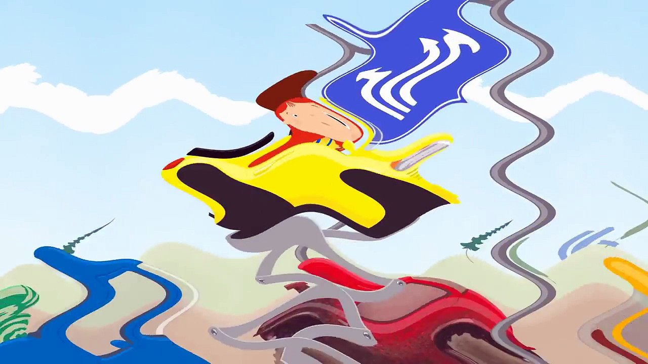 Dessin animé de McWheelie en français: voiture volante pour les bouchons