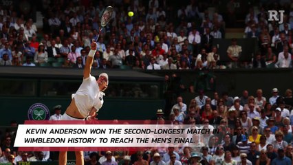 Kevin Anderson Outlasts John Isner in Record-Breaking Wimbledon Match