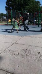 Woman Seen Kicking Child