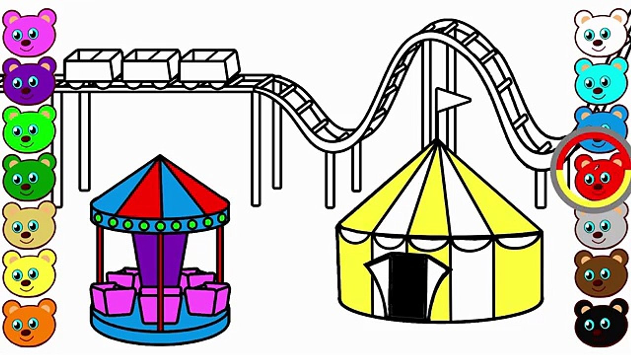 Amusement Park | Coloring Pages for Children