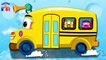 The Wheels On The Bus Go Round And Round Song ★ ABC Song For Kid ★ Nursery Rhyme for Children