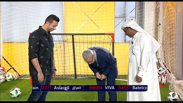 تحدي ركلات الجزاء بين فايز السعيد وعلي الخوار