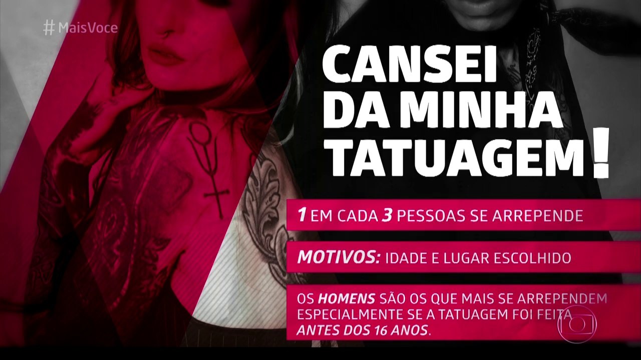 Mais Você | Conheça casos de pessoas que se arrependeram de tatuagens que fizeram quando jovens