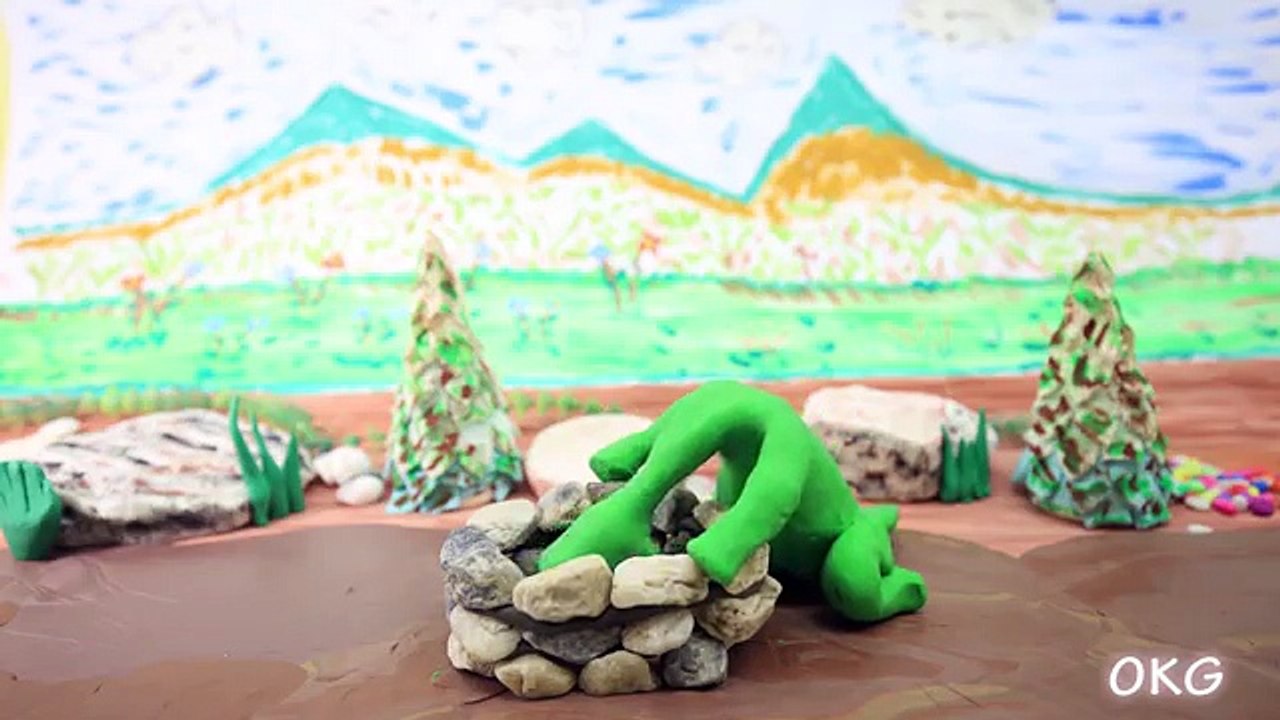 BECOMing A MERMAID! In Yellow Baby Superhero Stop Motion Cartoons For Kids